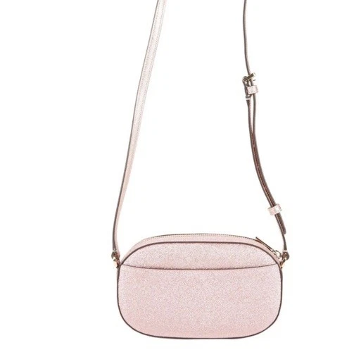 Bolso Bandolera Kate Spade Holiday Brillo Ovalado Cámara Popular Rosa KE459 $299 Foto 4 de 4