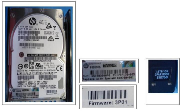 Hewlett Packard Enterprise 810760-001-RFB DRV 1.8TB HDD SAS10K SFF