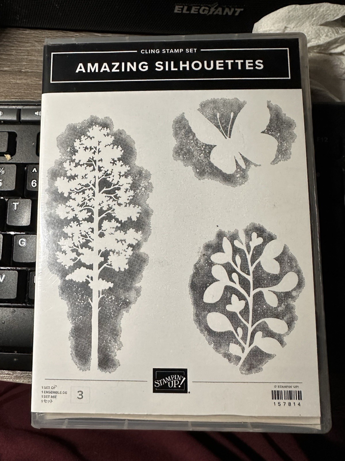Stampin up set retired  - Amazing Silhouettes - slightly used