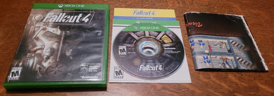 FALLOUT 4 Microsoft Xbox One COMPLETE TESTED Action RPG Inserts Poster CIB 2015
