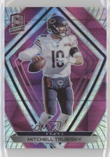 2020 Panini Spectra Neon Pink Prizm 11/25 Mitchell Trubisky #24 01i1