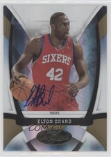 2009-10 Certified Mirror Gold Signatures 7/25 Elton Brand #94 Auto 0j6w