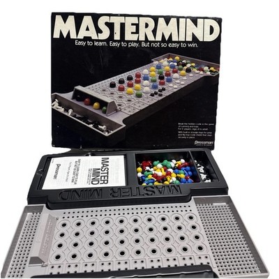 Vintage 1981 Mastermind Game by Pressman #3016 Gently Used Missing A Few Pegs