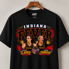 Indiana Fever Caitlin Clark & Sophie Cunningham Basketball Tee