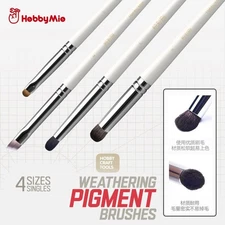 Hobby Mio: Pigment Brushes - Weathering Pigments Brush - Singles 4 Sizes