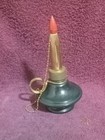 FIGURAL GREEN GLASS CANDLEHOLDER LIGHTER — photo 2