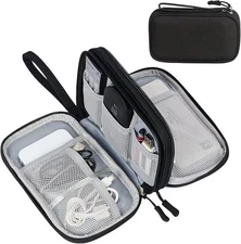 FYY Electronic Travel Cable Organiser Pouch – Double-Layer Waterproof Carry Case