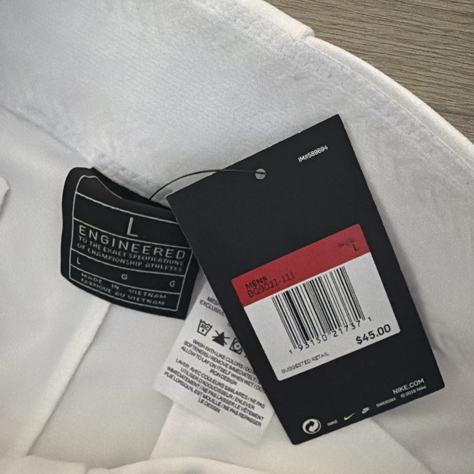 Pantalones de softbol para mujer Nike Vapor 3/4 de largo color blanco/verde GRANDES AV6636-100 Foto 2 de 4