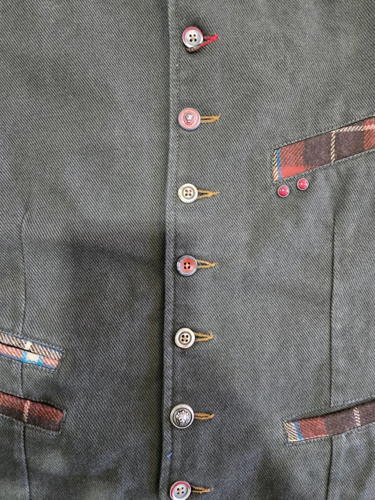 Garry's Earth Vest Handcrafted Made In Italy Size M Cod.36 image 6