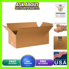 BOX USA 24x12x8 Corrugated Boxes Large Pack of 25