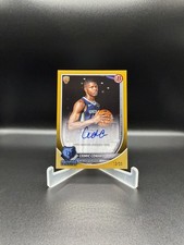 2025-26 Bowman Chrome Cedric Coward Rookie Gold Refractor /50 SSP Auto #BCA-CC