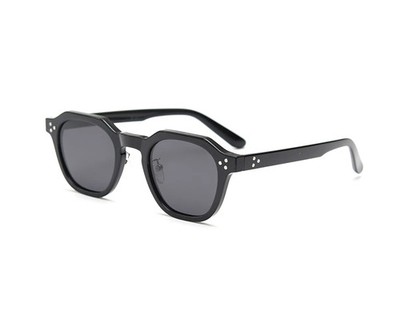 Retro Polygon Sunglasses Polarized UV400 Unisex TR90 Frame Summer Eyewear