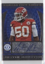 2013 Panini Totally Certified Totally Blue /25 Justin Houston #119 Auto 0c9g