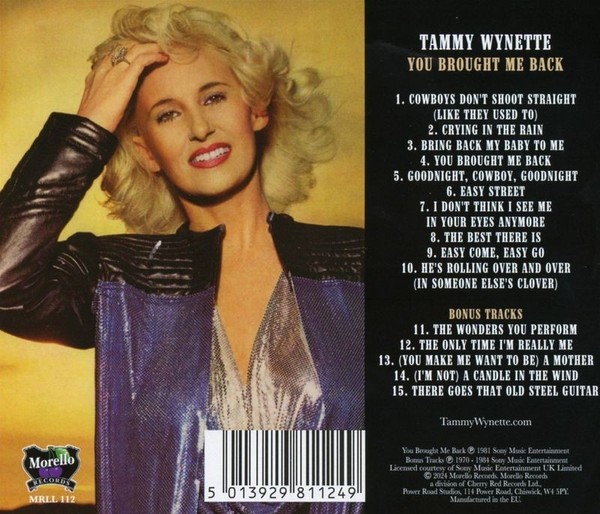 Tammy Wynette: Tammy Wynette: You Brought Me Back (Expanded Edition) - - (Cd-image
