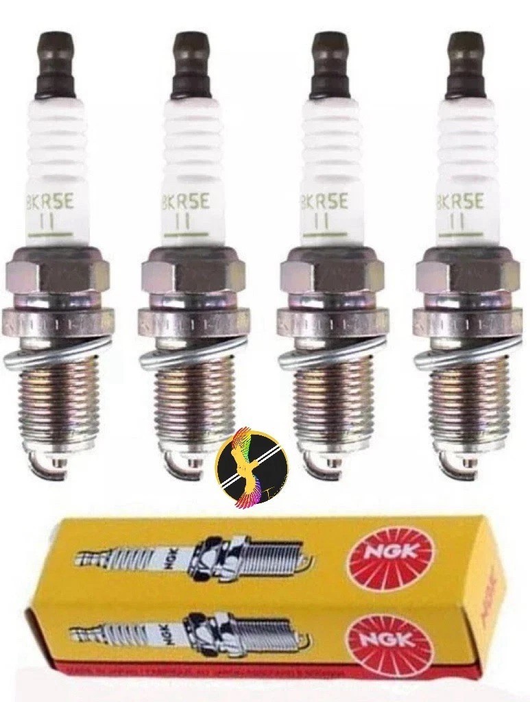 4x NGK Spark Plugs BKR5E For Yamaha Virago 1100 XV1100 1986-1999 Motorcycle