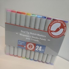Artist's Loft 536363 Dual Tip Sketch Markers - 24 Colors