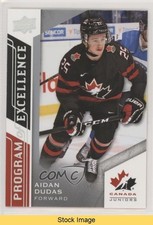 2020 Upper Deck Team Canada Juniors Program of Excellence Aidan Dudas READ 0qr0