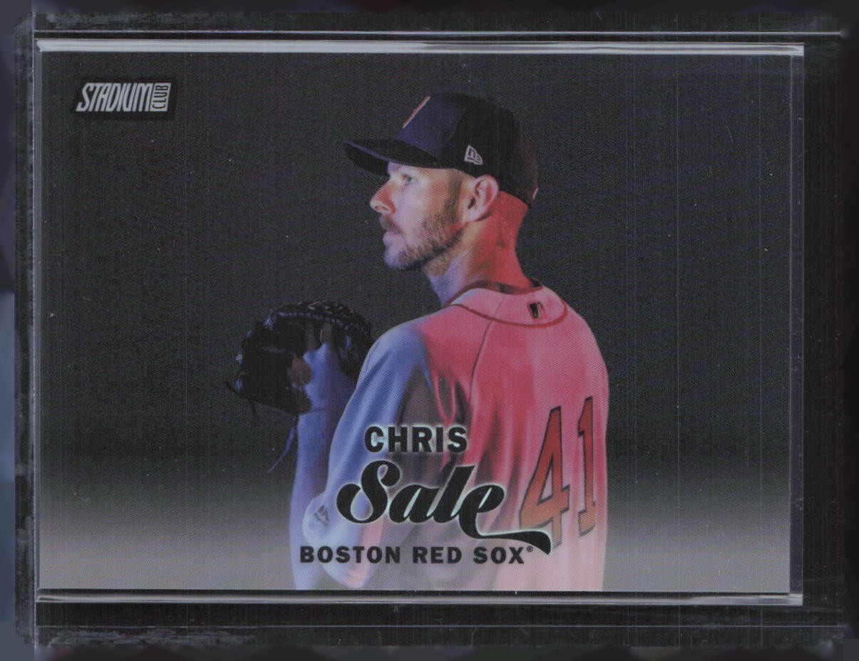 Chris Sale #SCC-36 2017 Stadium Club Baseball Chrome Autograph Refractors