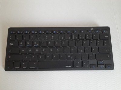 Bluetooth Tastatur Hama ''KEY4ALL X510'', Schwarz Keyboard Computer Tablets Keypad