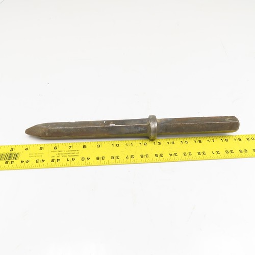 9" Impact Jack Hammer Demolition Moil Point Chisel 1" Hex Shank 15" OAL