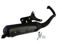 Sport Auspuff GIANNELLI GO für Aprilia DI-Tech Scarabeo SR50 Funmaster Piaggio