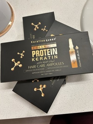 Hair  collagen, keratin, protein Ampoules serum