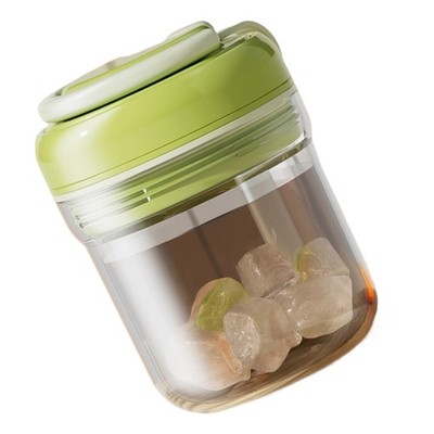 Press Ice Cup For Juice Coffee Tea Perfect For Picnics And Travel
