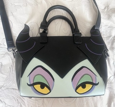 Disney Loungefly Maleficent Umhängetasche Umhängetasche selten & eingestellt Villains.