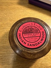 Crabtree Evelyn Indian Sandalwood Shave Cream 3.5 oz No Box