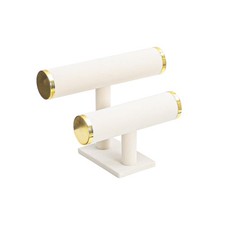 2 Tier Bracelet Holder Stand, Bangle Watches Display, Velvet Bracelet Jewelry...