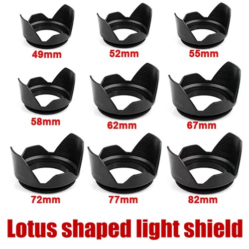 1 Piece Camera Lens Hood 49/52/55/58/62/67/72/77/82mm For Nikon Sony DSLR SL _pu - Picture 11 of 21