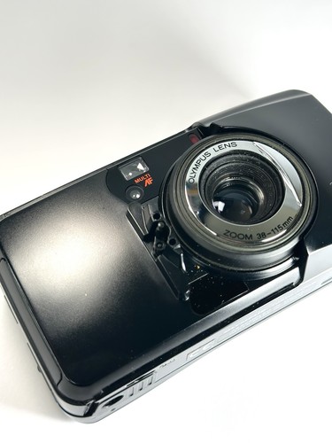 Filmkamera Olympus mju Zoom 115 Vintage 35mm 38-115mm Objektiv Point & Shoot defekt