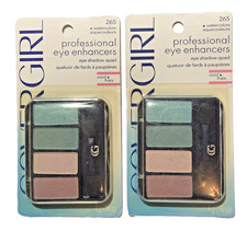  2 CoverGirl Eye Professional Eye Enhancers Eye Shadow Quad 265 WATERCOLORS