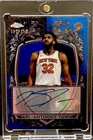 Karl-Anthony Towns 2025-26 Topps Chrome Signature Style Auto Blue #SS-KAT /150