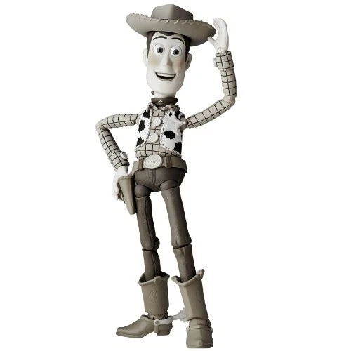 Figura de acción SCI-FI Revoltech 010EX Toy Story Woody color sepia ABS PVC Kaiyodo Foto 4 de 4