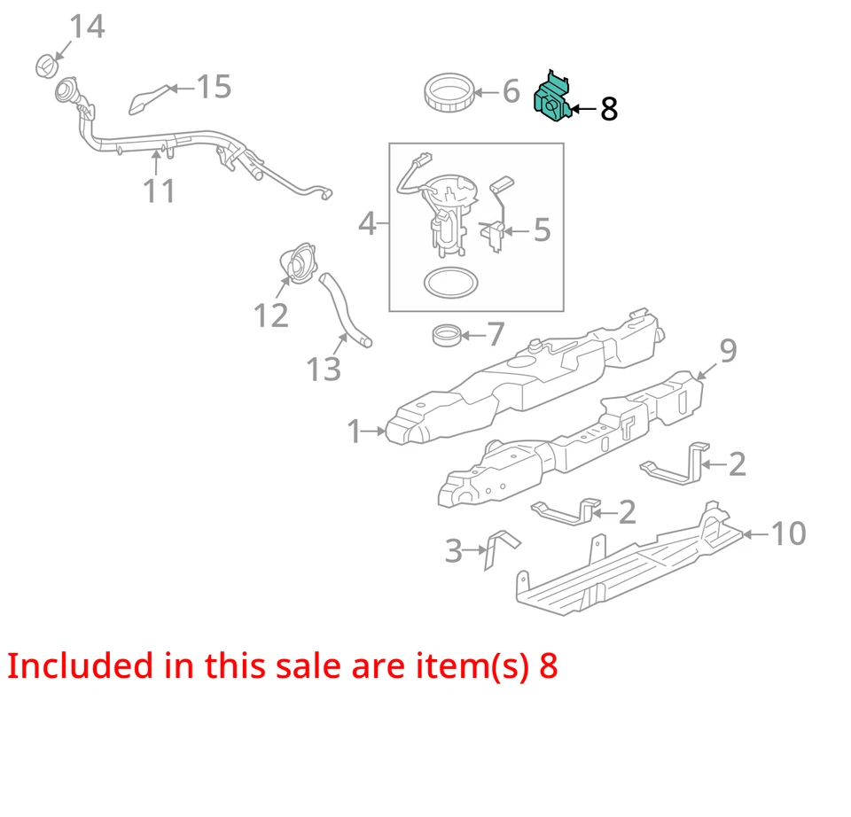 Chassis ECM Fuel Pump Excluding Sport Trac Fits 07-10 EXPLORER 1099261 Foto 4 de 4
