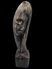 Vintage Modernist Carved Wood Saint Madonna Virgin Mary Figure, Religious... — photo 8