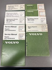 Vintage Volvo Oem Service Manuals Lot Of 9 Wiring Diagrams Series 1978-1998 Gb2 Vintage Volvo Oem Service Manuals Lot Of 9 Wiring Diagrams Series 1978-1998 Gb2