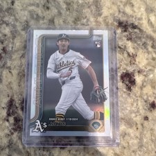 Topps Update Series Jacob Wilson Rookie Debut #US180 Athletics 2024