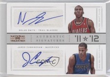 2012 Panini National Treasures 72/99 Nolan Smith Jared Cunningham #91 Auto 4qz