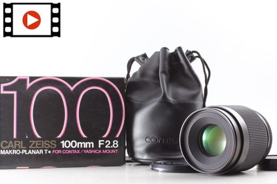 [Unused in Box] Contax Carl Zeiss Makro-Planar T* 100mm f/2.8 AEJ Lens C/Y JAPAN