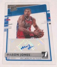 2020-21 Panini Clearly Donruss Rated Rookie Autographs Mason Jones Auto