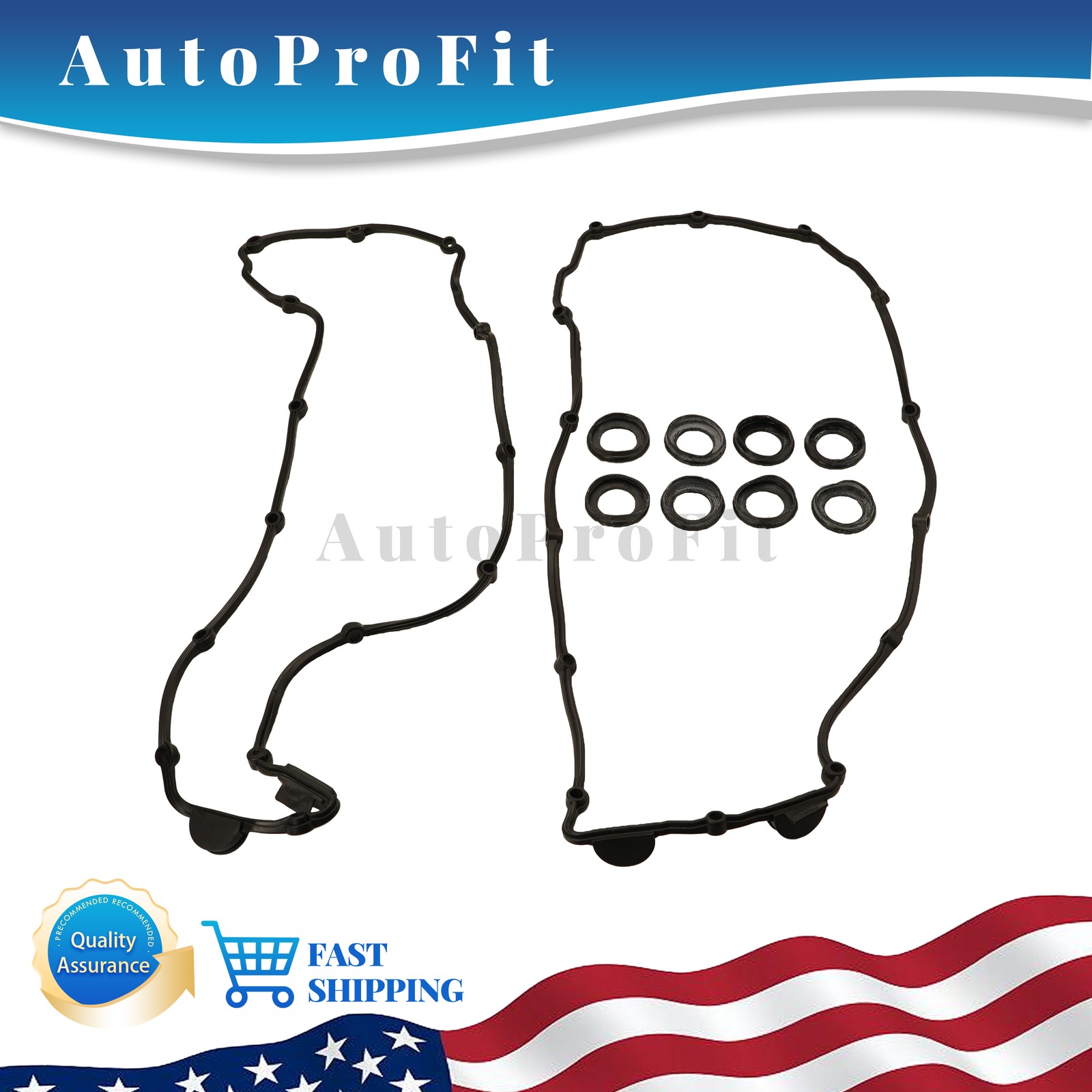 NEW For Maserati Quattroporte GranTurismo Valve Cover Gasket Set 264986 264987