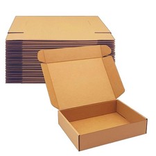 25 PCS 9x7x2 Inch Shipping Boxes Brown Corrugated Mailers Cardboard Packaging