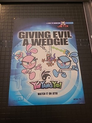 Yin Yang Yo! Cartoon Jetix 2006 Print Ad 8x11 