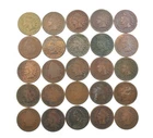 Lot 25 1800's 1880 1881 1886-1889 Indian Head Cent Coin Collection 1/2 Roll *626