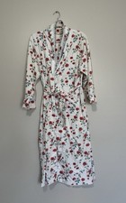 Vintage Victoria's Secret Country Floral Cottagecore Oversized Robe, XS flawed