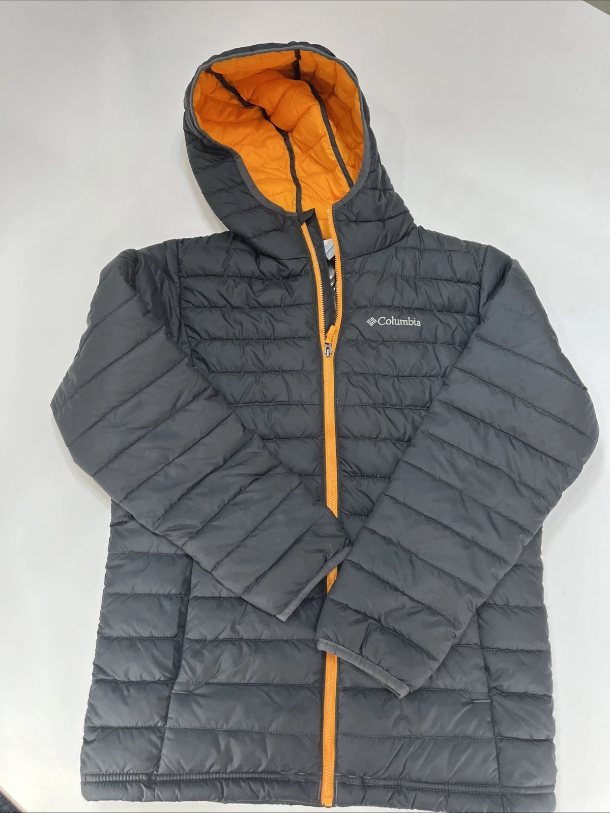 Columbia | Powder Lite II Hooded Jacket • Omni-Heat™ | Black • Size LARGE 14/18