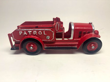 Vintage Kenton Toys Cast Iron Patrol Fire Truck Only VGC missing figures LQQK