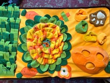 Large Interactive Snuffle Mat 30x18 Pet Dog Cat Slow Feeder Mat Washable NEW